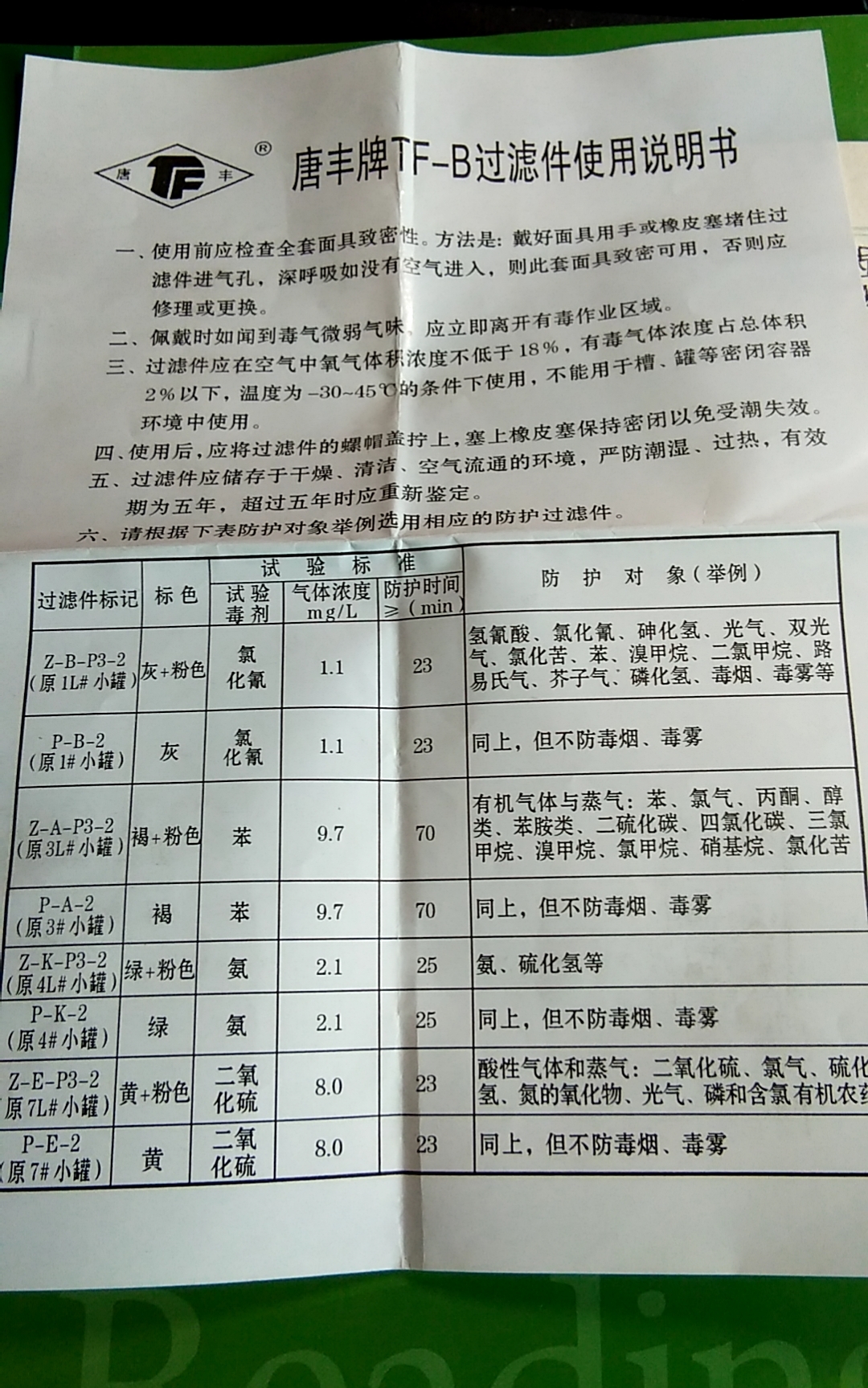 说明书