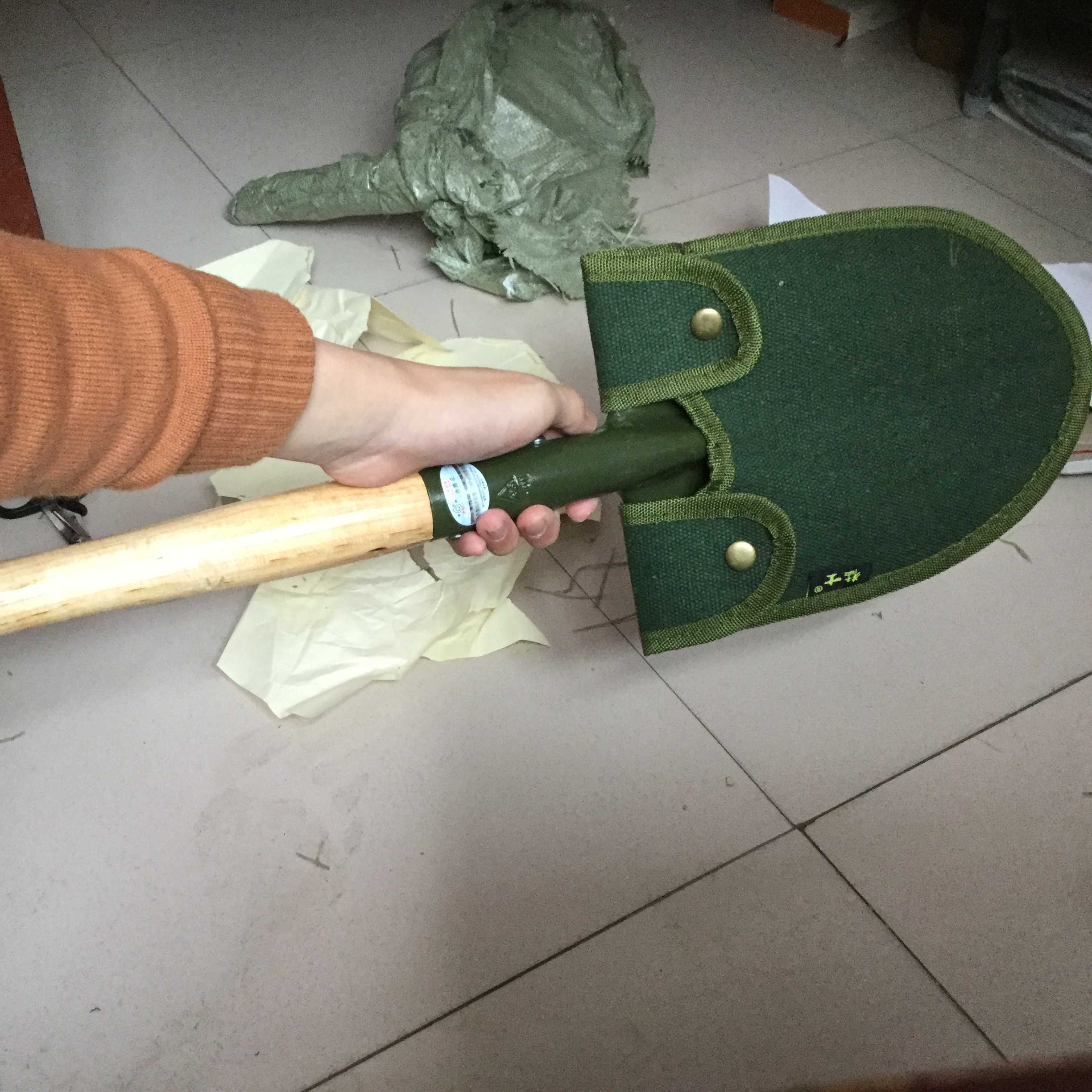 带上铲套后的感觉